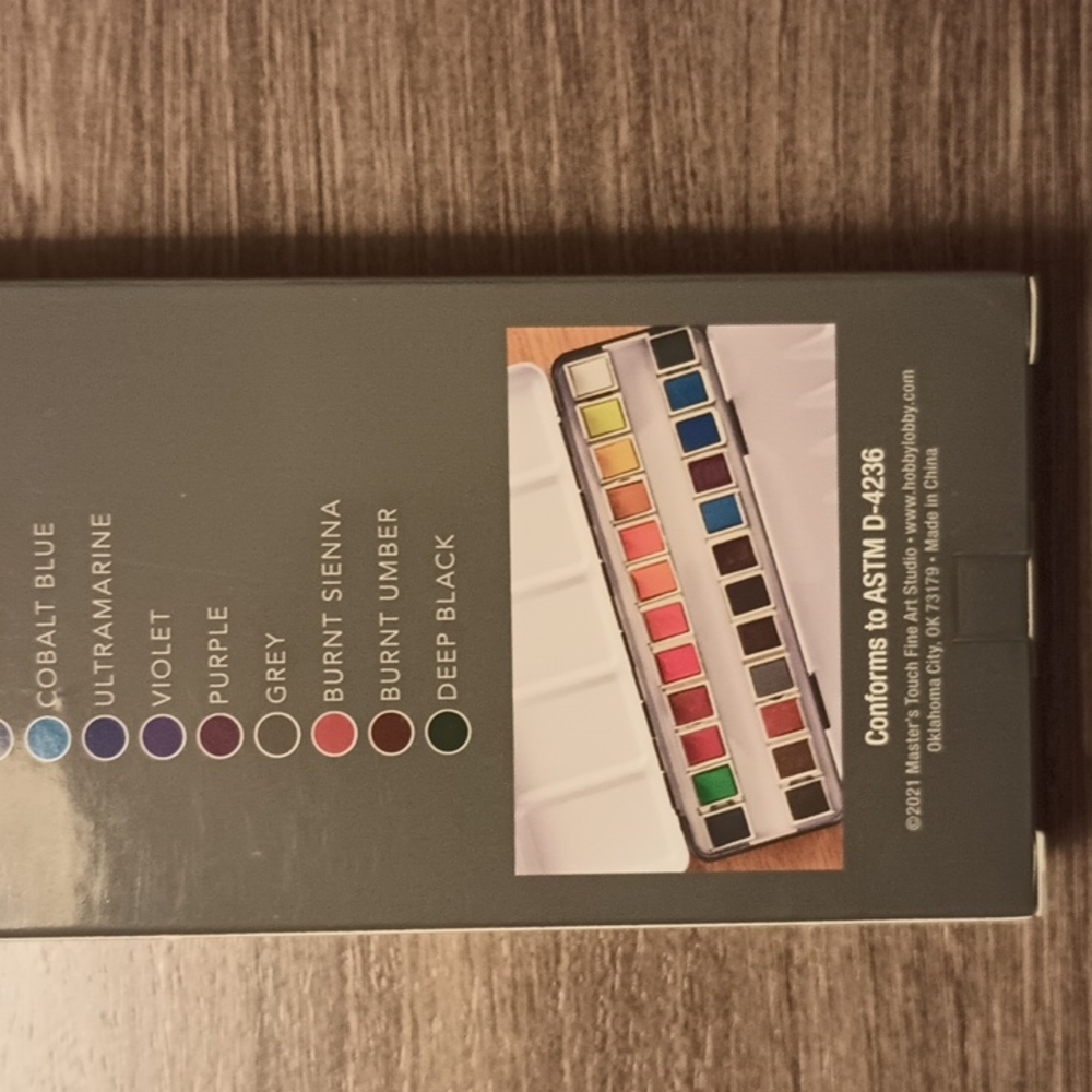 Watercolor Half Pan Set. - Picture 4 of 4